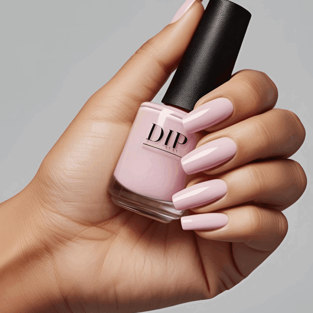 Dip Nails in Pink