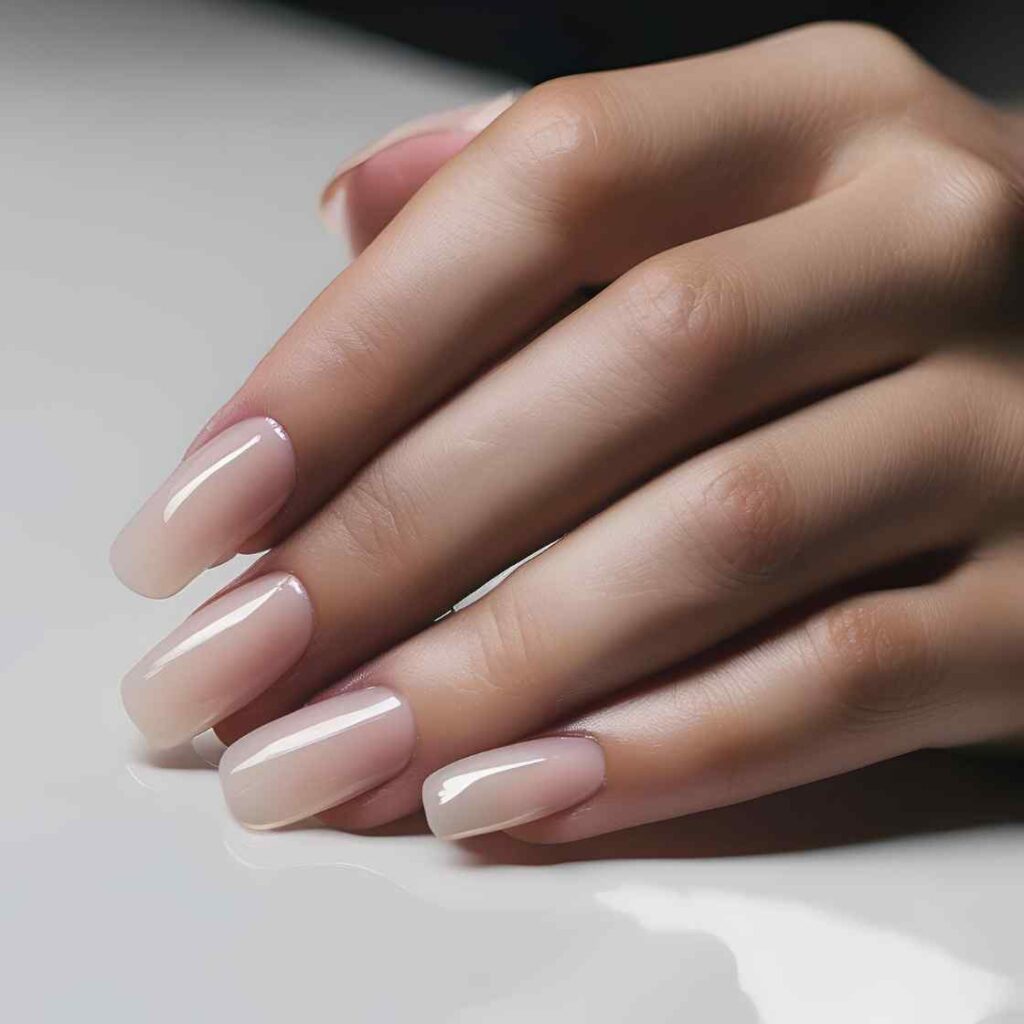 Natural Acrylic Nails