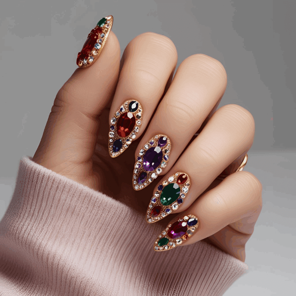 Bejeweled Nails