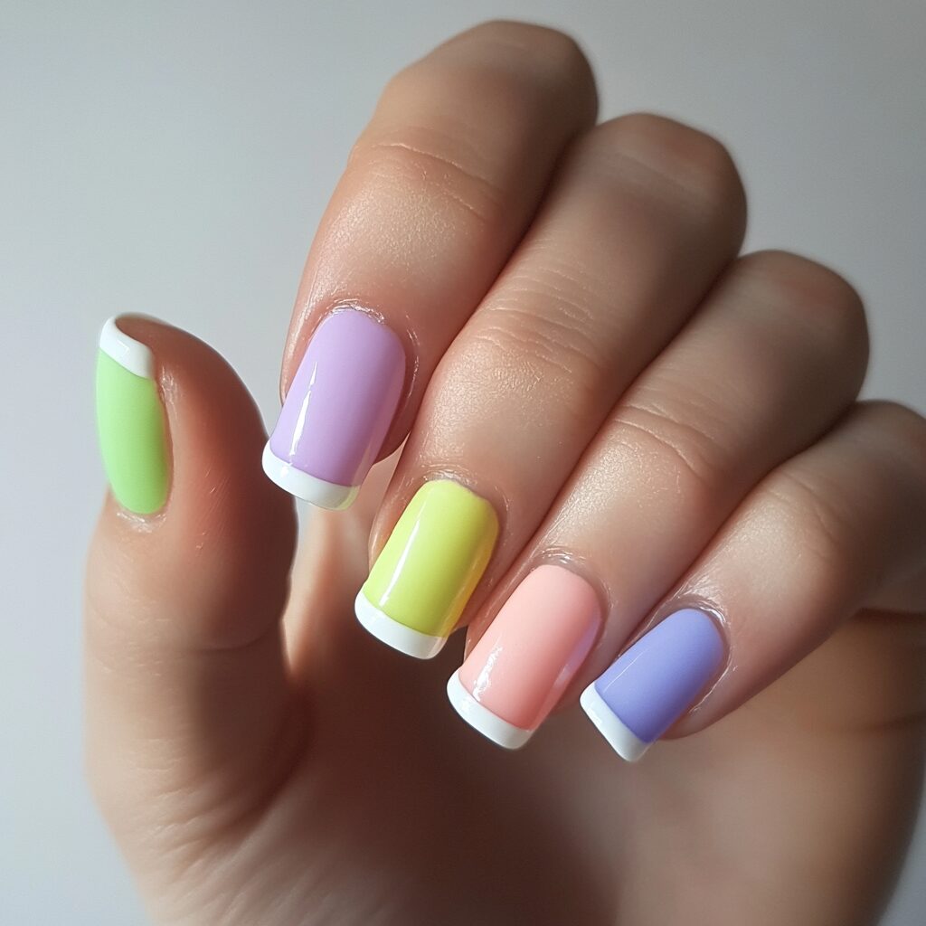 Square French Tip Nails - Nail Design Ideas