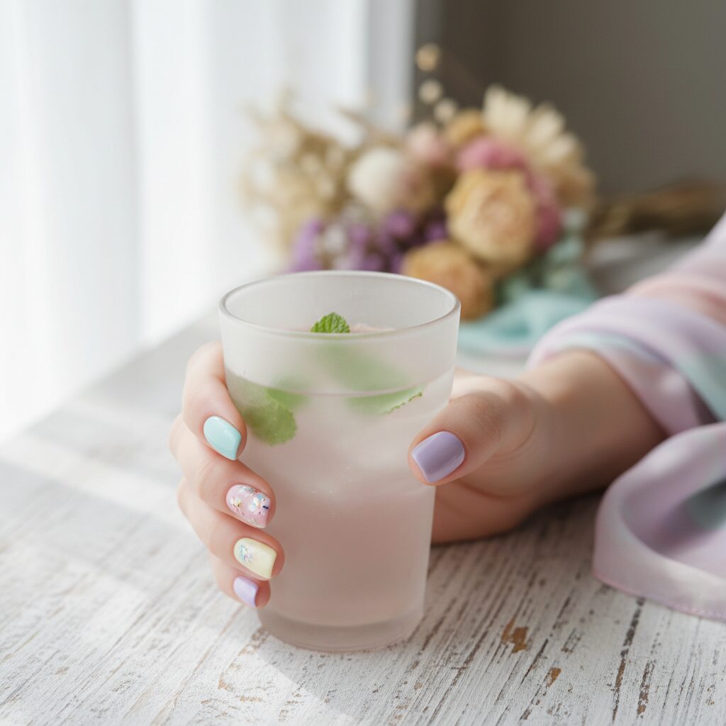summer pastel nail ideas - featured design